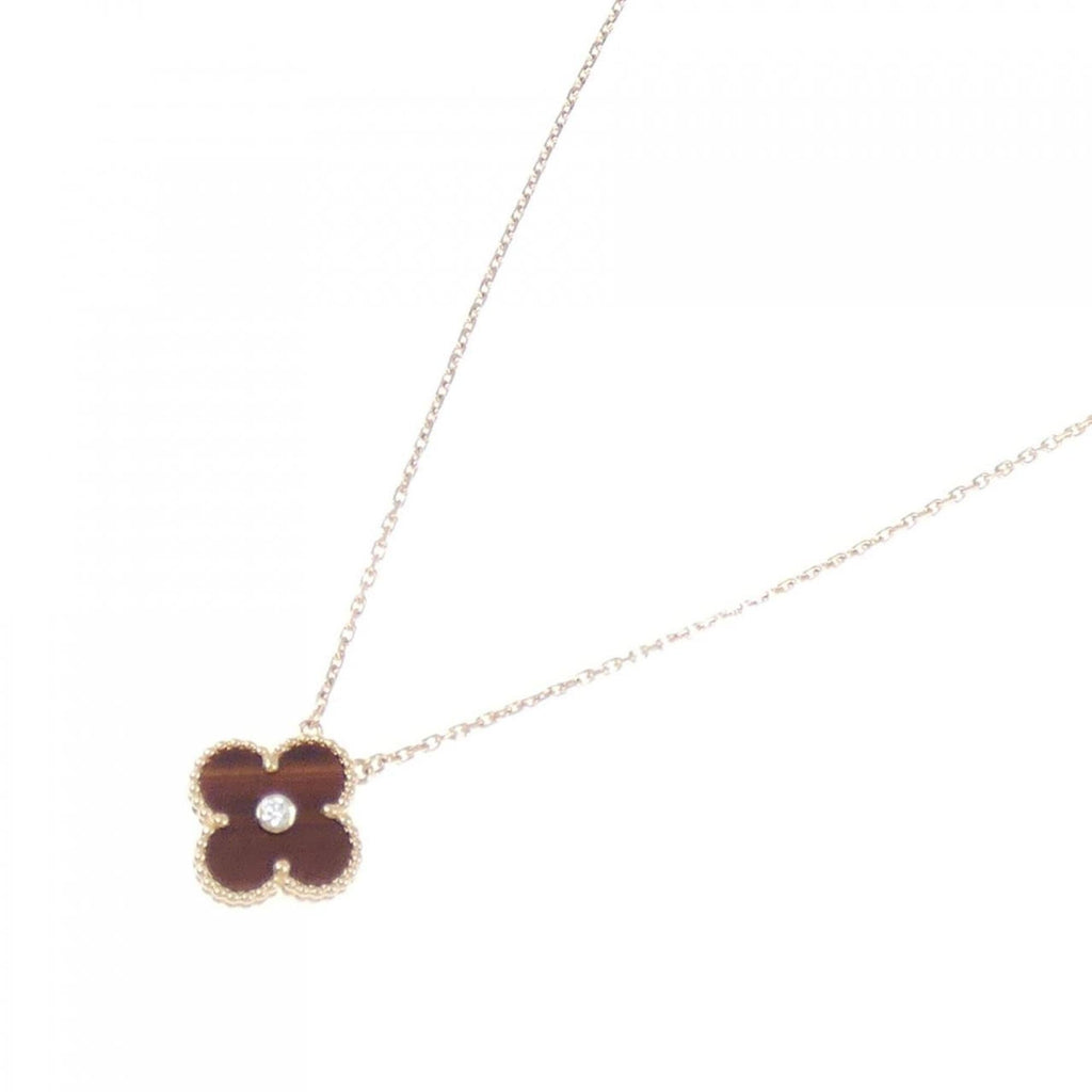 Vintage Alhambra Pendant Necklace 18K Rose Gold
