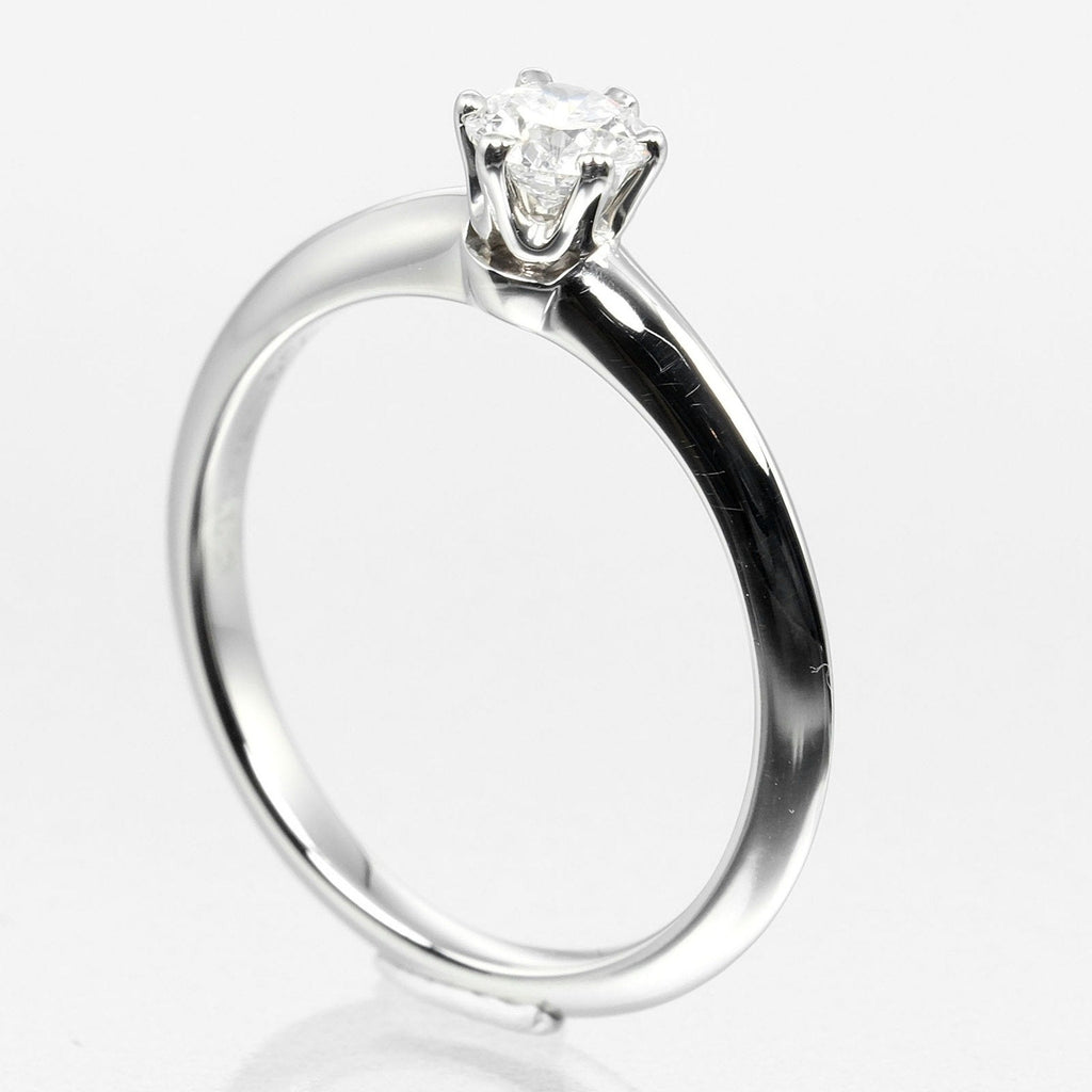 Solitaire Ring Platinum with Diamond 0.26ct
