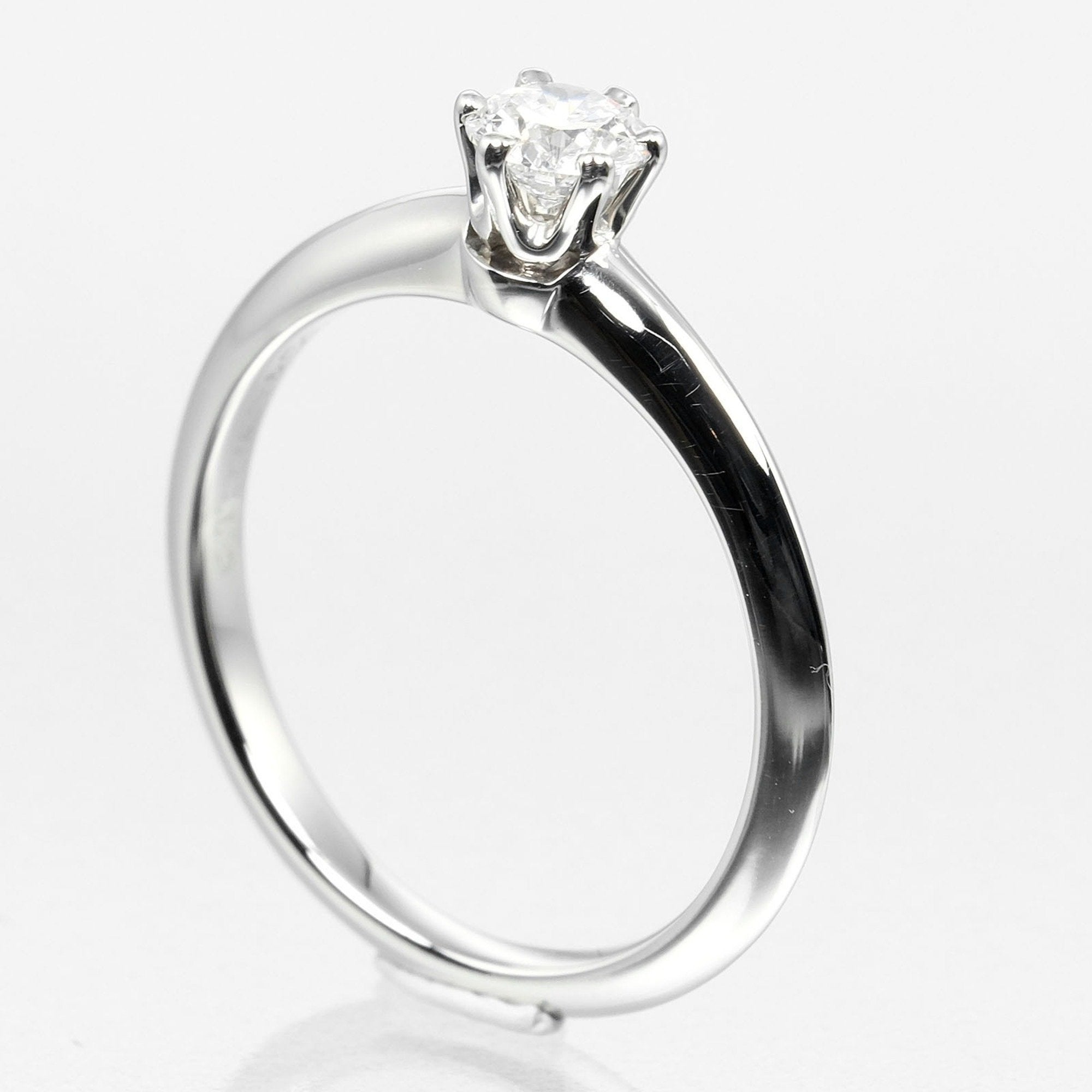 Solitaire Ring Platinum with Diamond 0.26ct