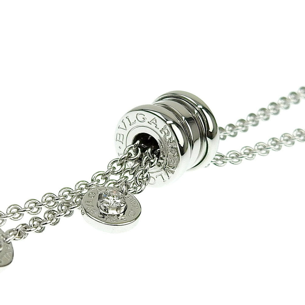 B.Zero1 Pendant Necklace 18K White Gold with Diamond