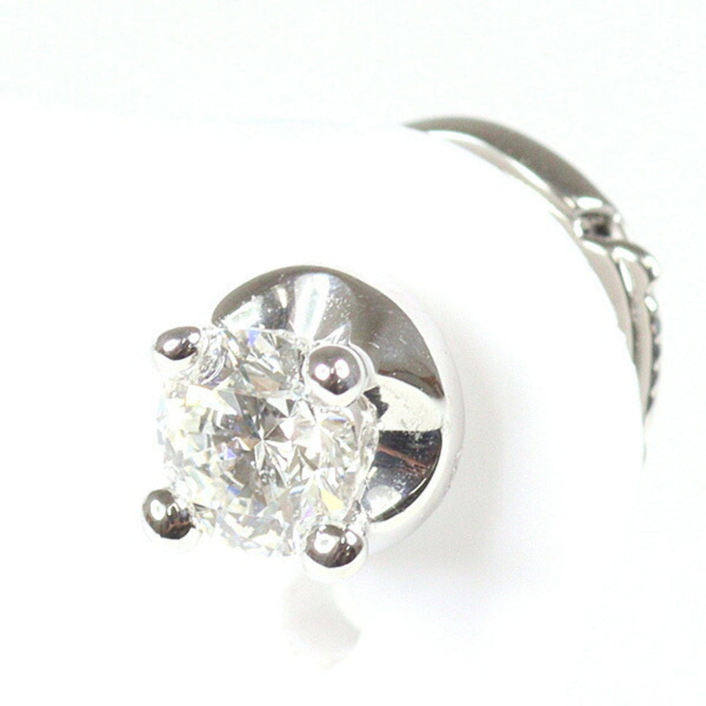 Single Earring 18K White Gold