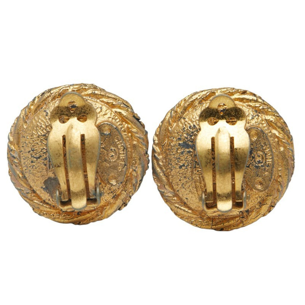 Clip-On Earrings Pearl Clip-On Gold-Tone Metal