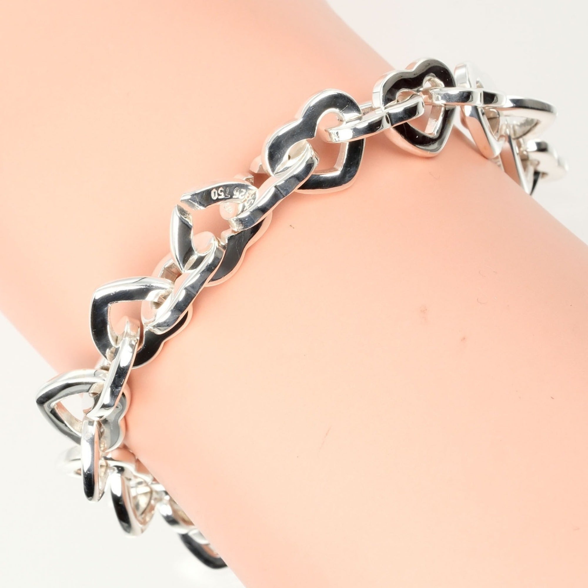 Link Bracelet Sterling Silver and 18K Yellow Gold