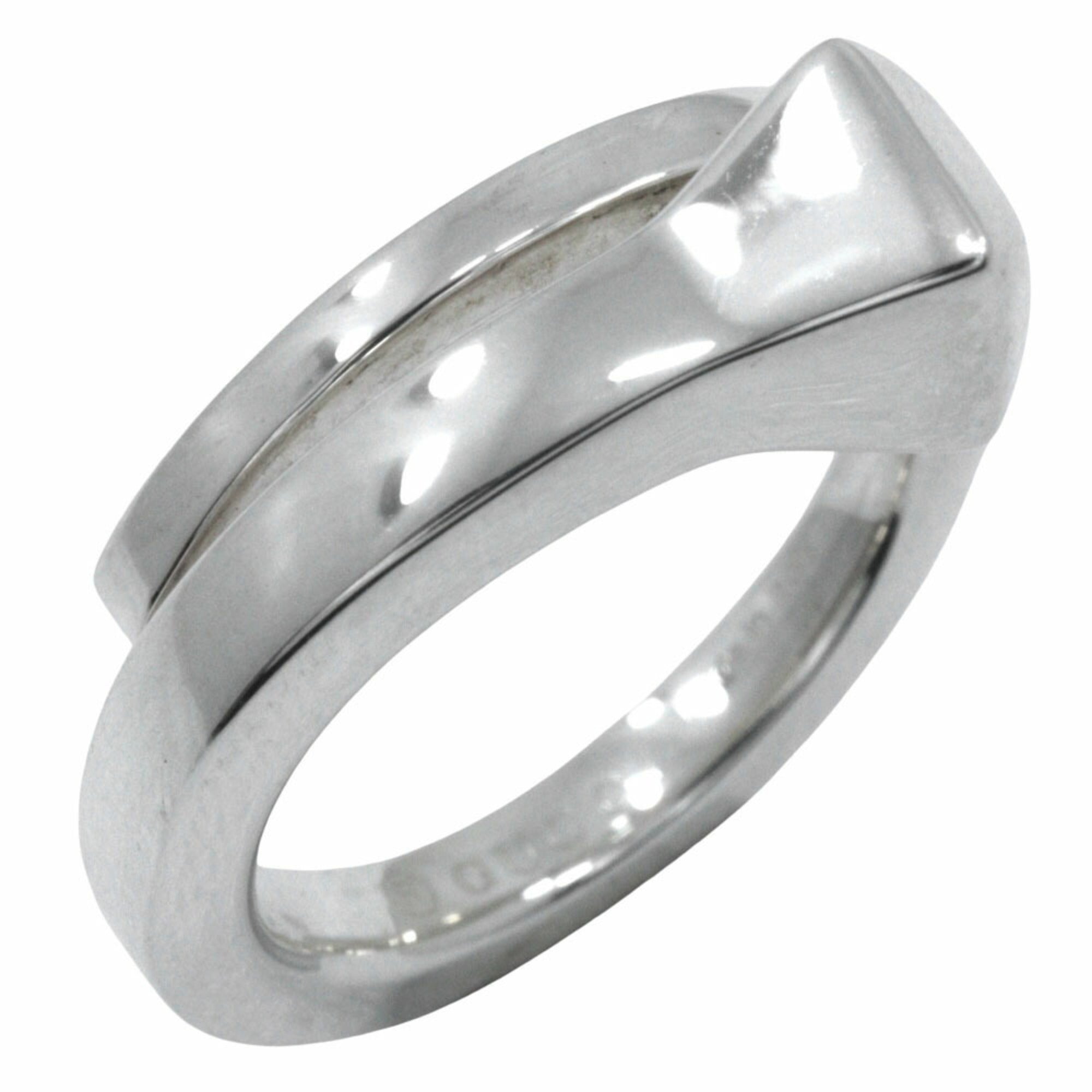 Nail Motif Ring Sterling Silver