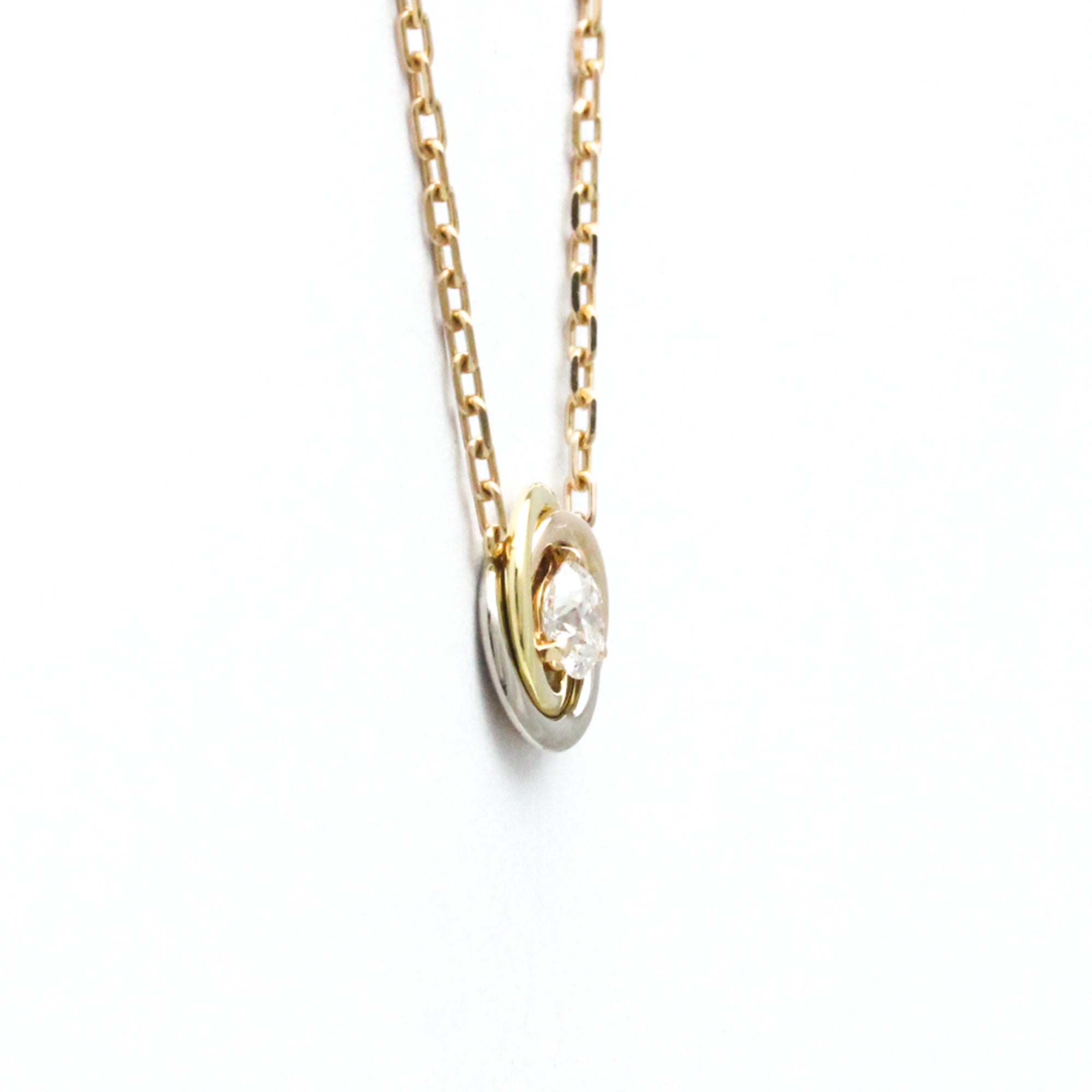 Trinity Pendant Necklace 18K Tricolor Gold