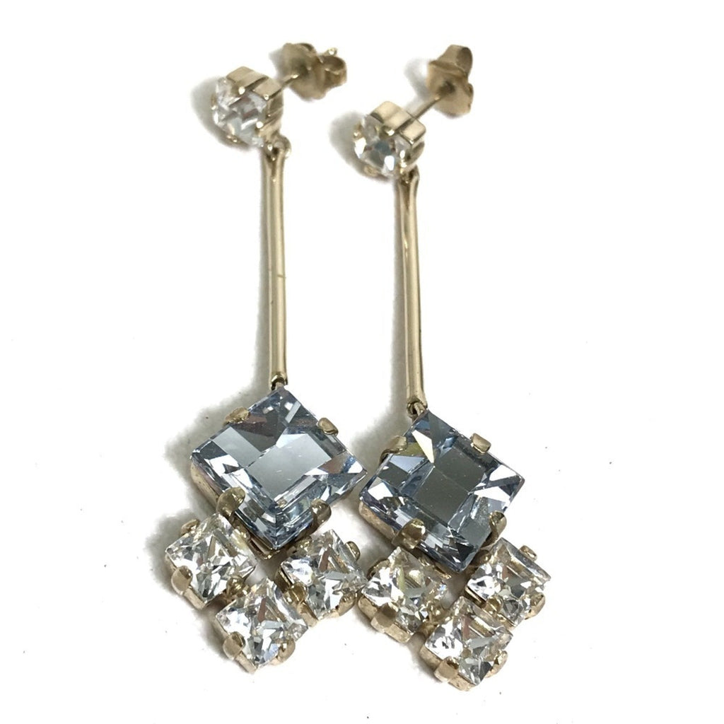 Earrings Logo Gold-Tone Metal
