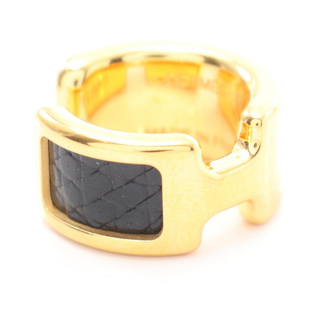 Epsom Leather and Gold Earrings Mini