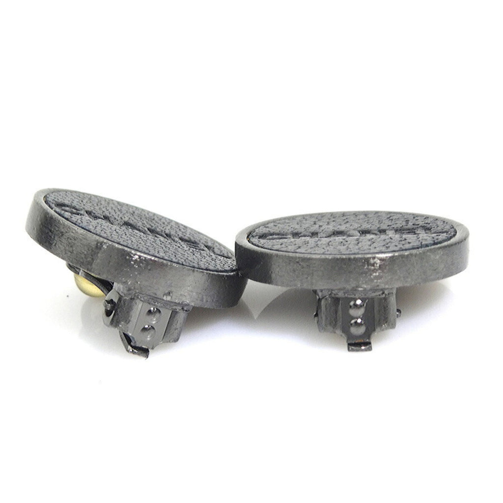 Clip-On Earrings Clip-On Silver-Tone Metal