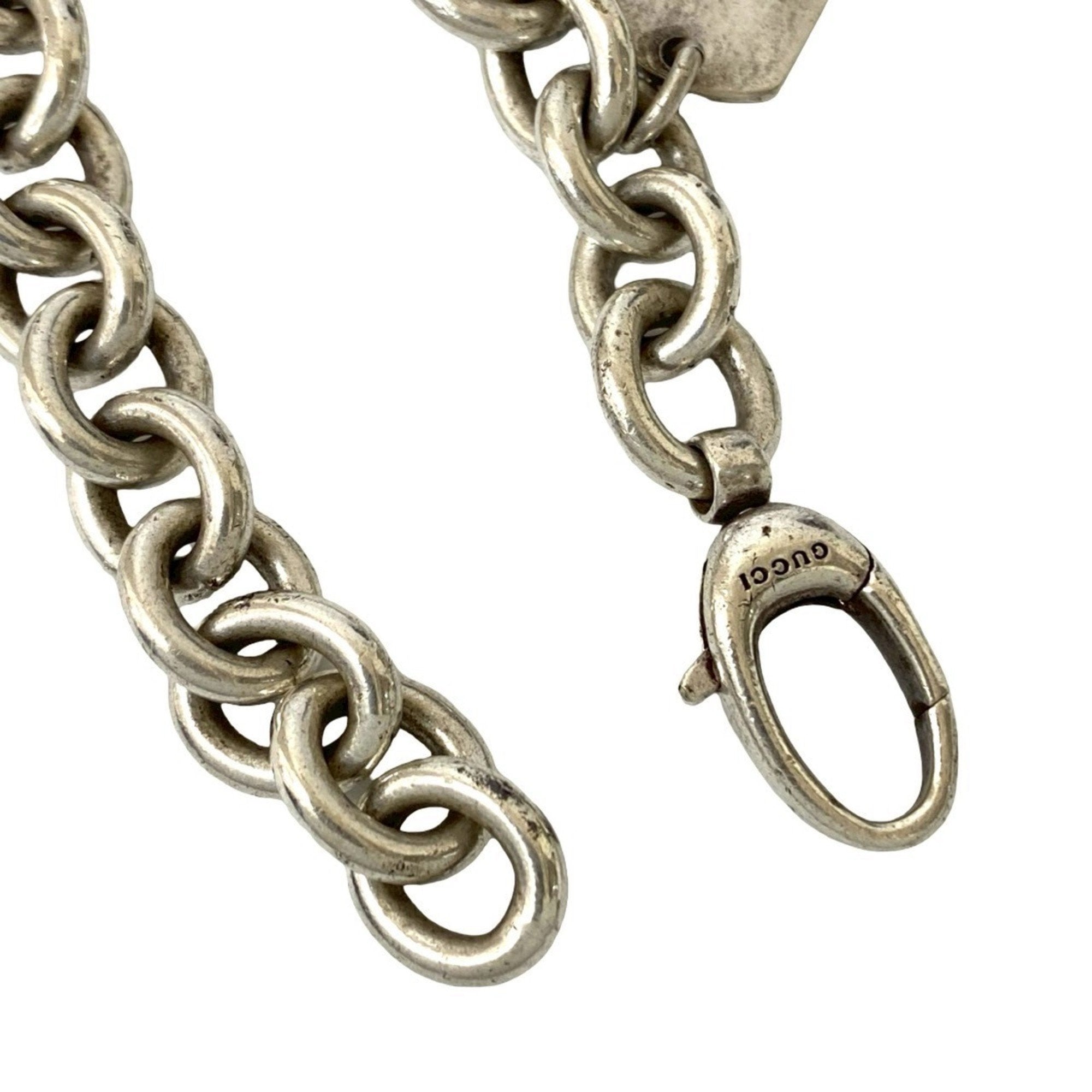 Double Dog Tag Bracelet Sterling Silver