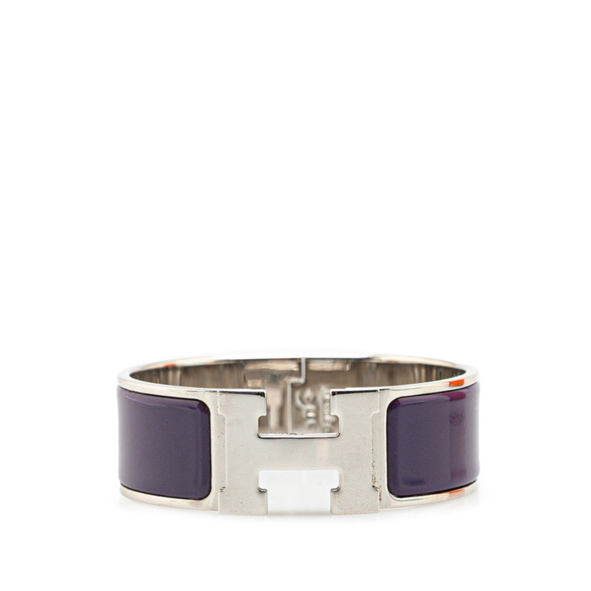 Bracelet Metal Purple and Silver