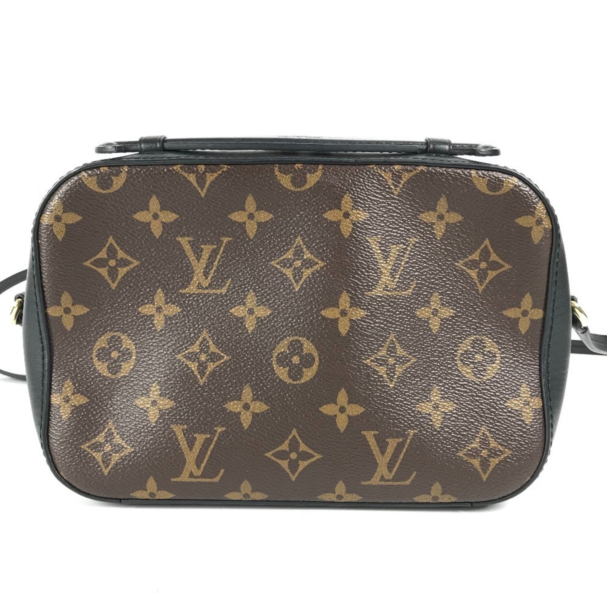 Saintonge Handbag Monogram Canvas with Leather