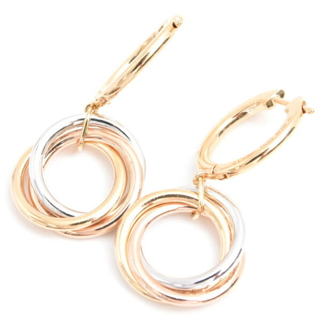 Trinity Earrings 18K Tricolor Gold