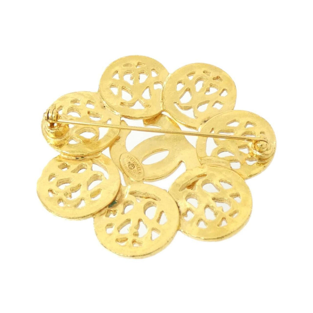 Brooch Gold-Tone Metal
