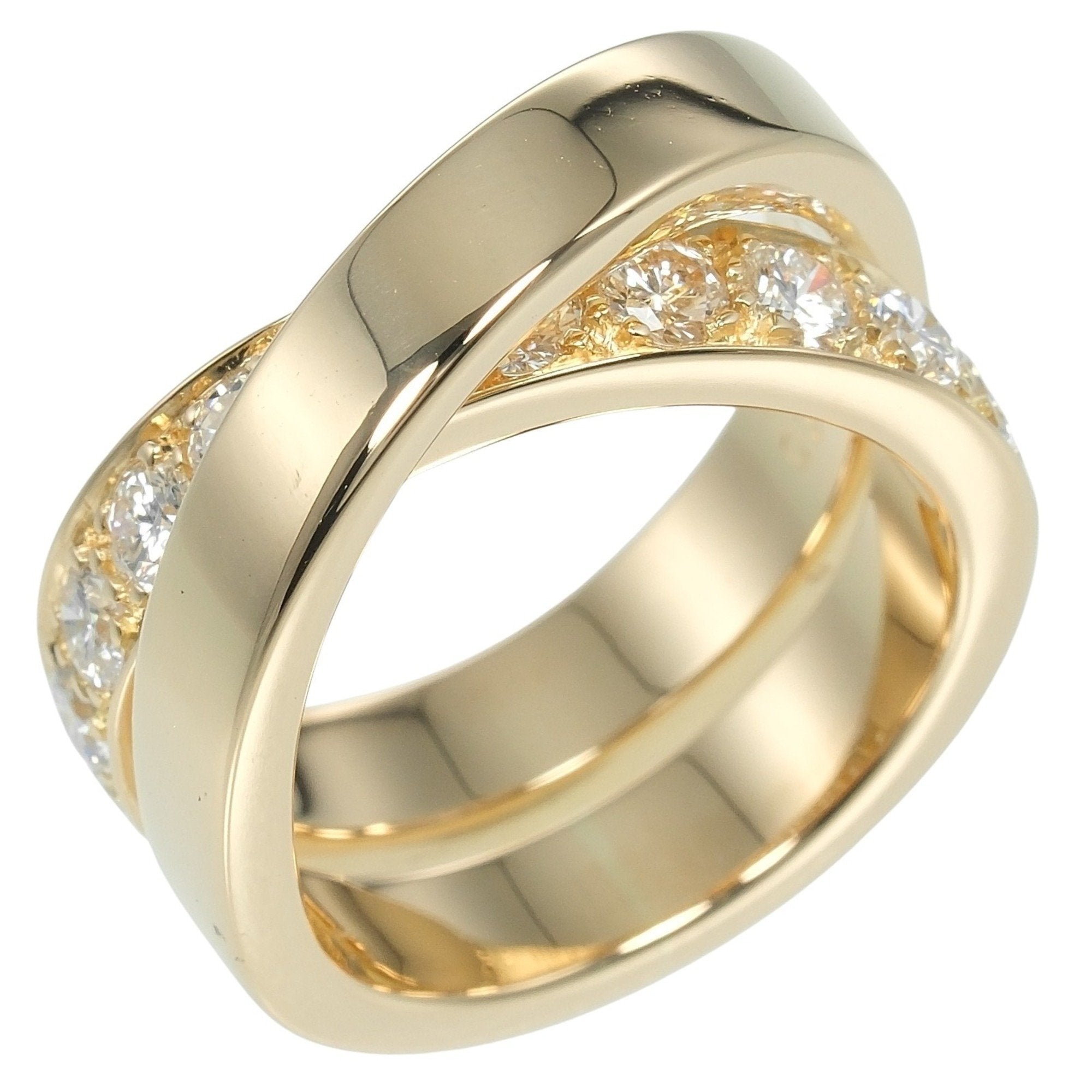Ring 18K Yellow Gold With Diamonds
