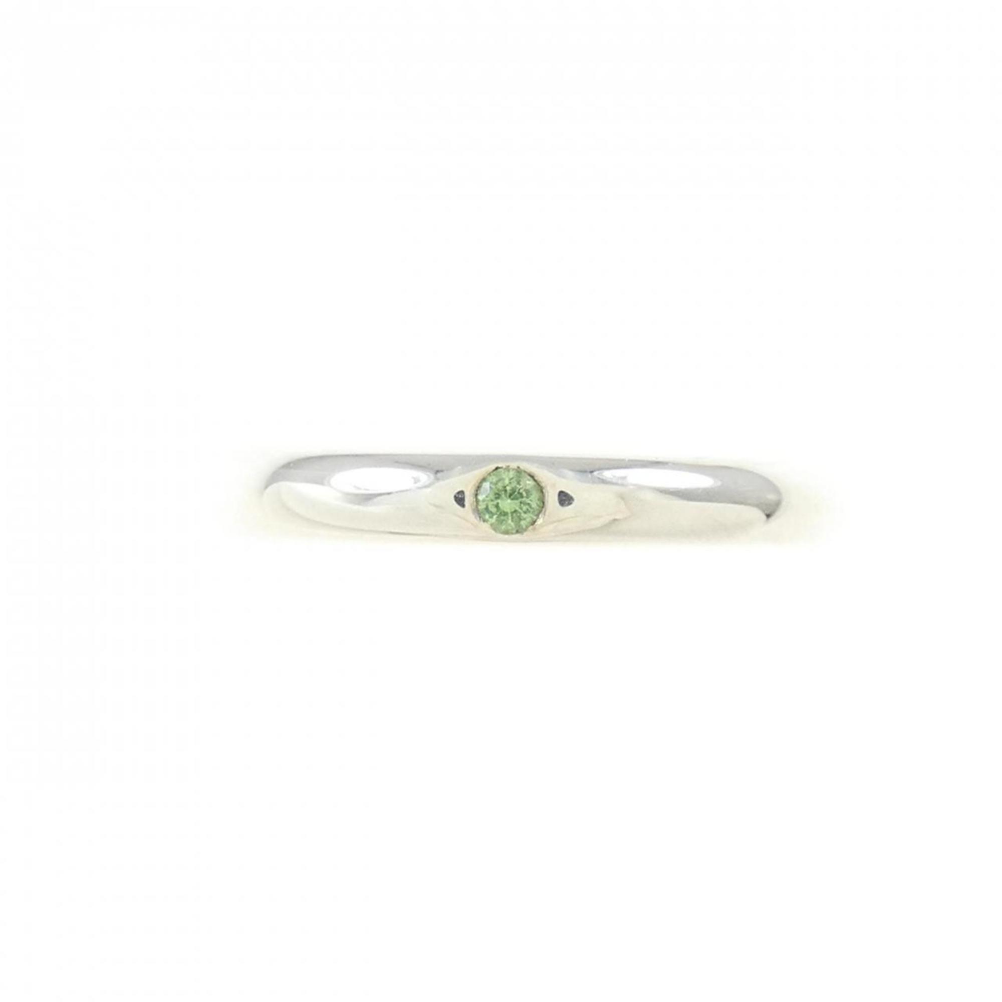 Band Ring Sterling Silver With Garnet
