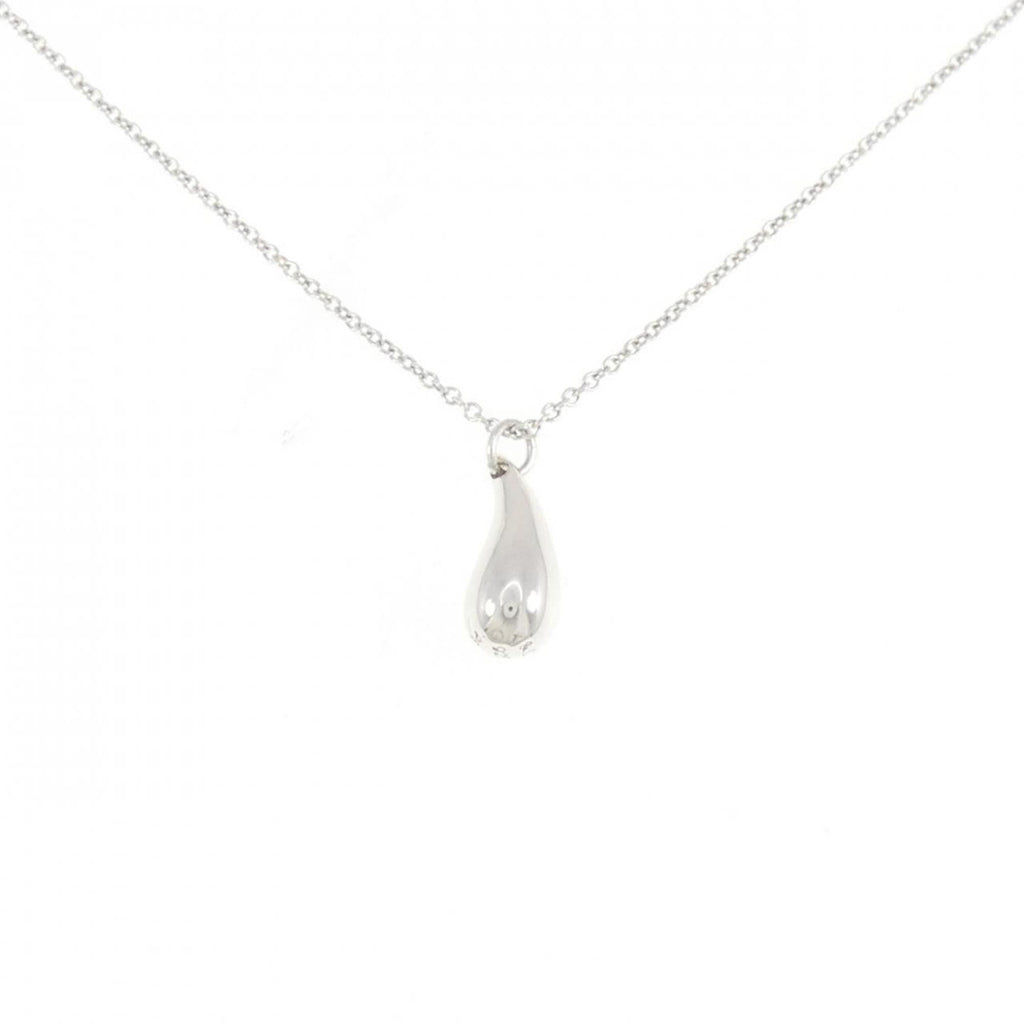 Teardrop Pendant Necklace Sterling Silver
