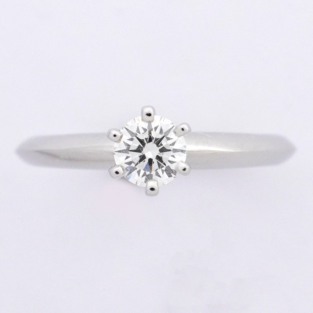 Solitaire Ring Platinum with Diamond