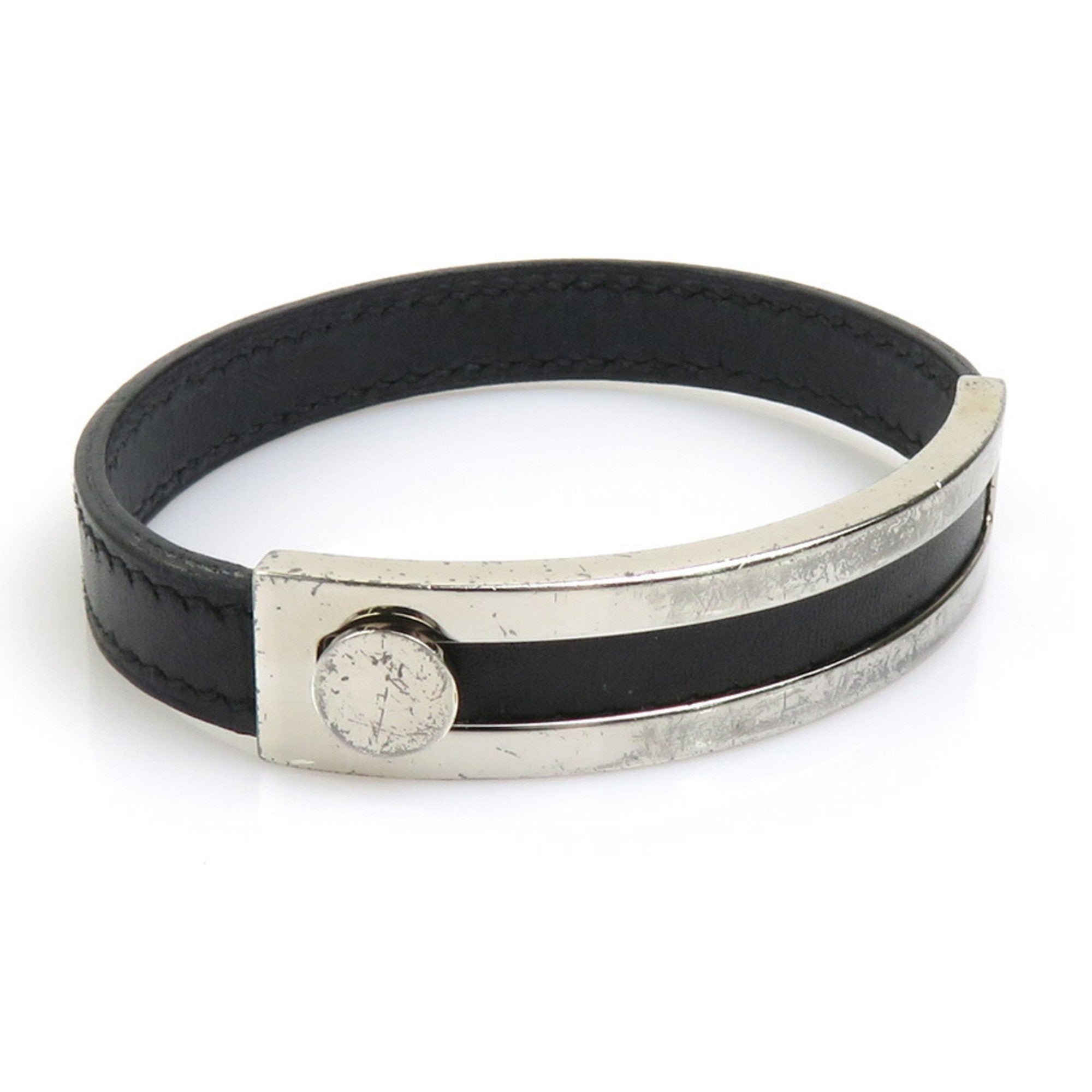 Puspus Bracelet Leather and Metal