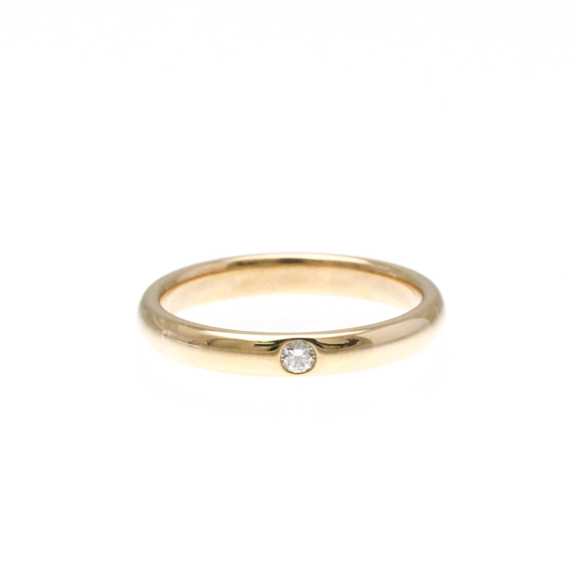 Band Ring 18K Rose Gold With Diamond