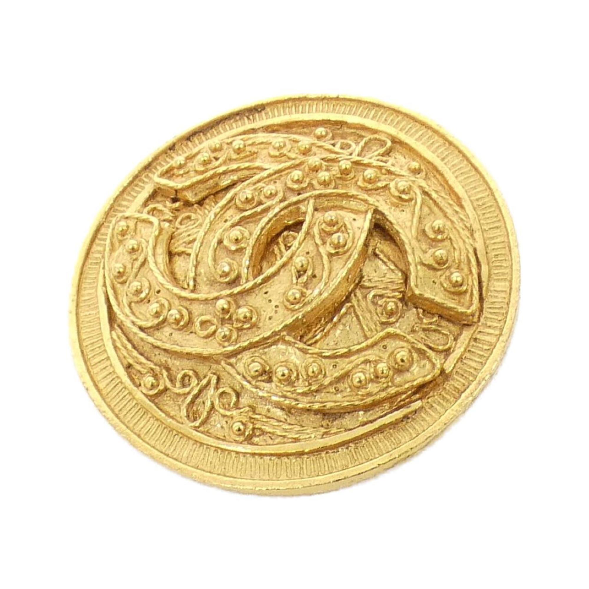 Brooch Gold-Tone Metal