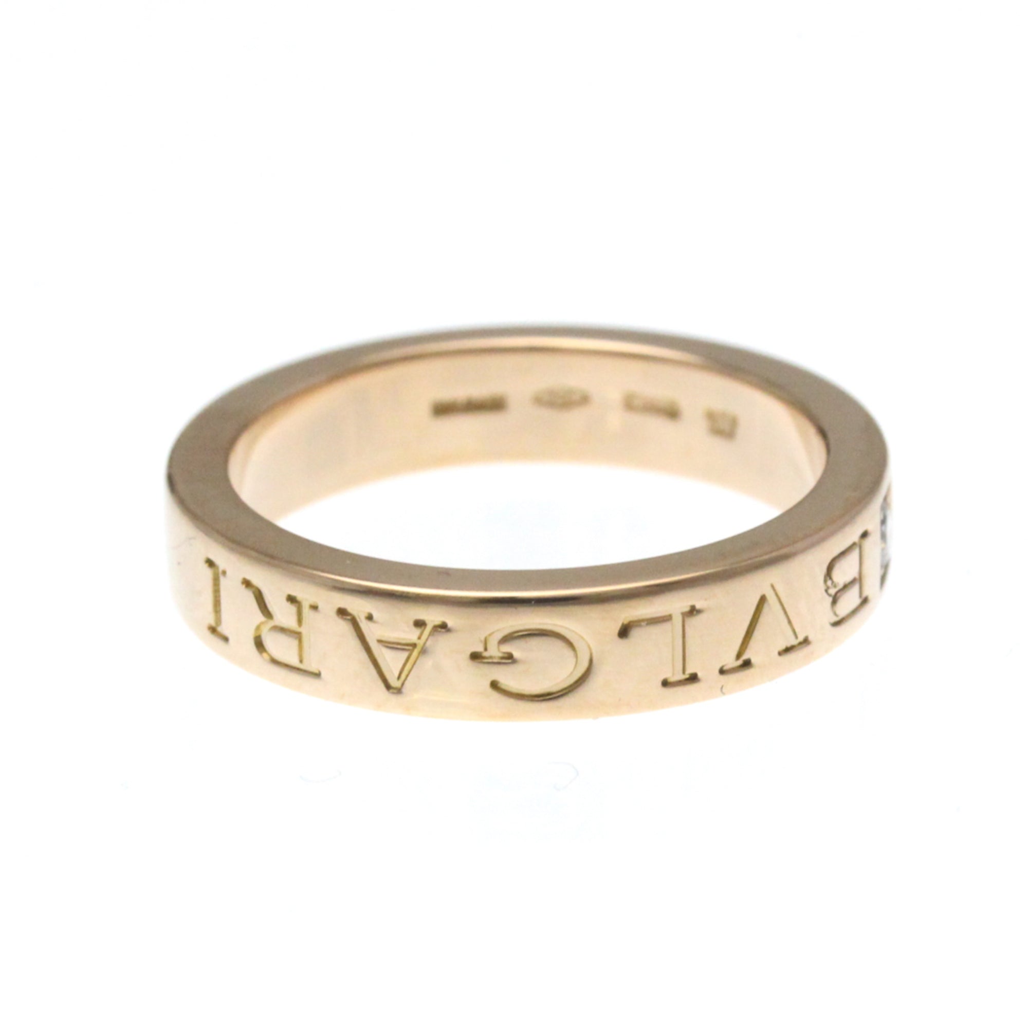 Double Band Ring 18K Rose Gold With Diamond