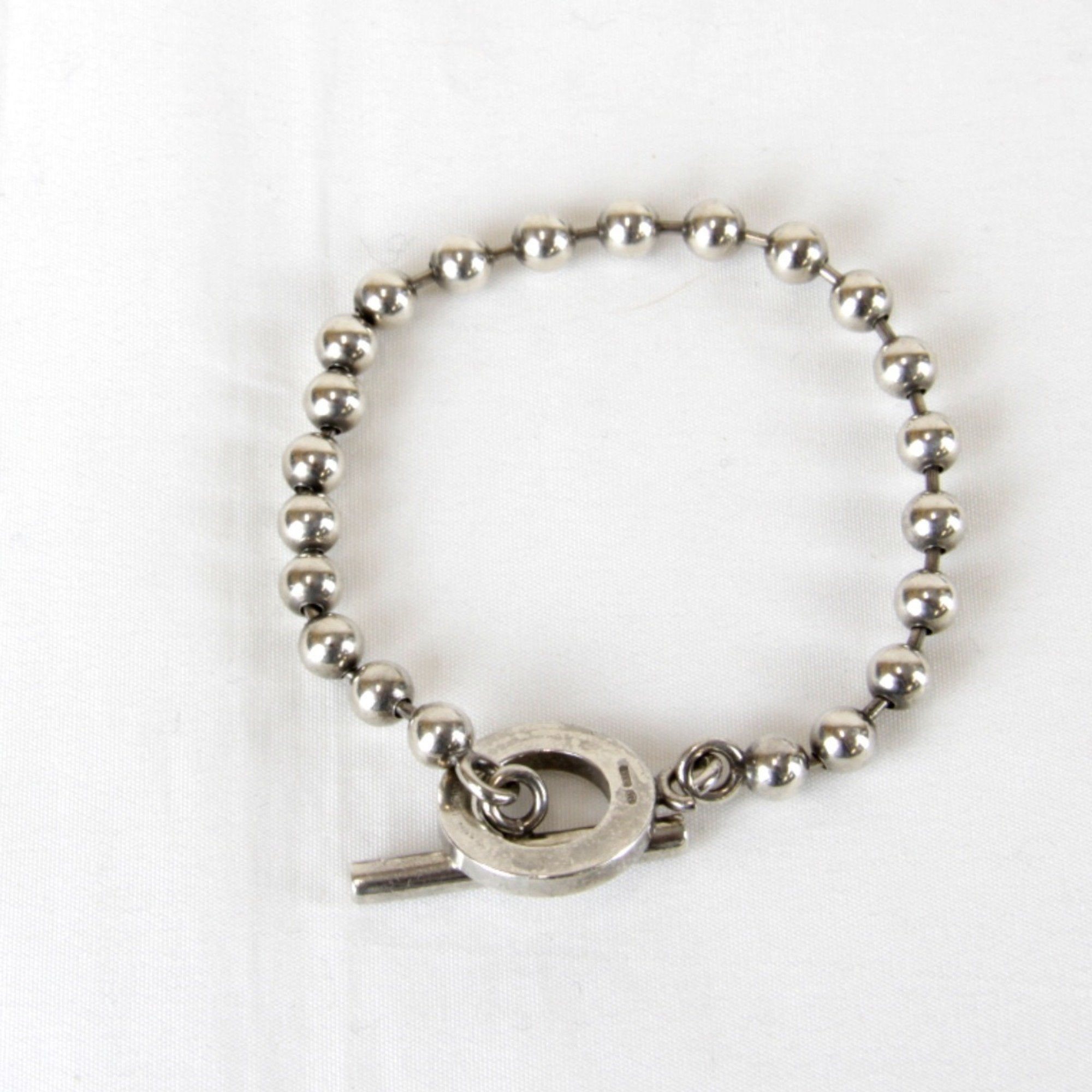 Ball Chain Bracelet Sterling Silver