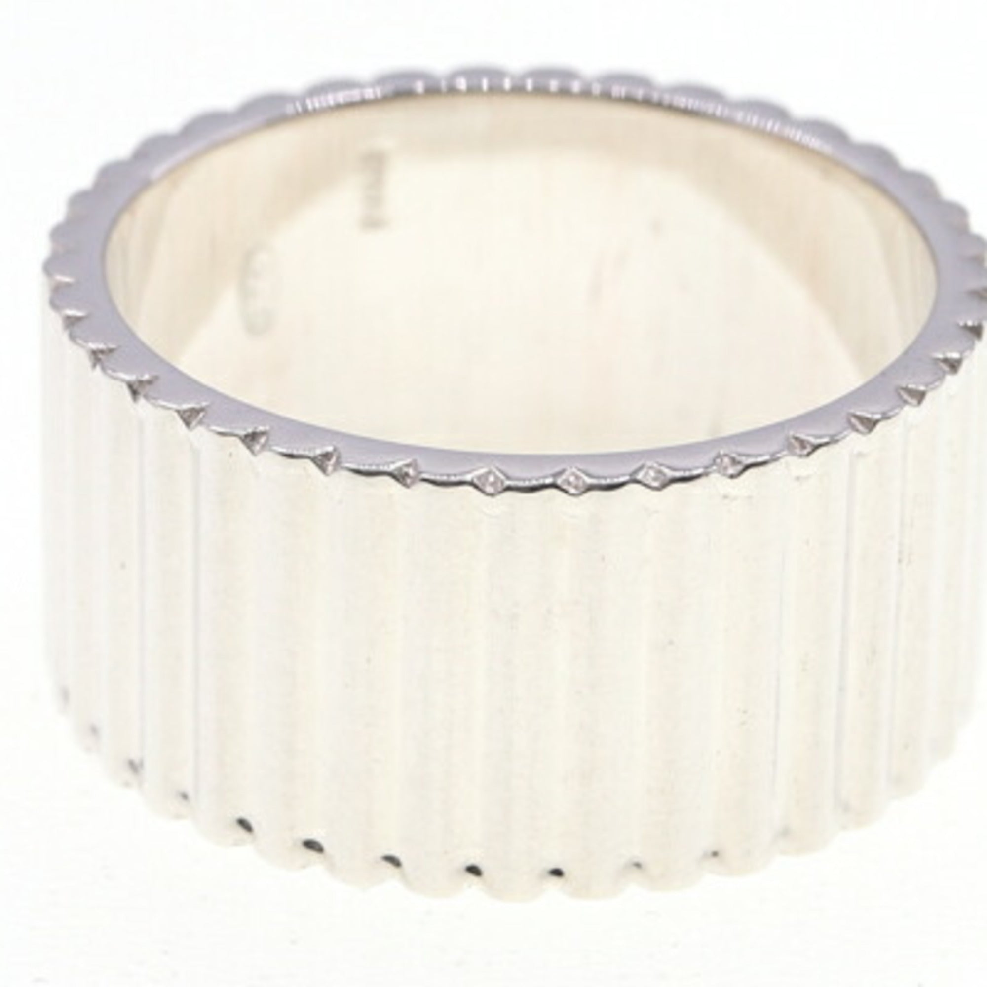 Coin Edge Ring Sterling Silver
