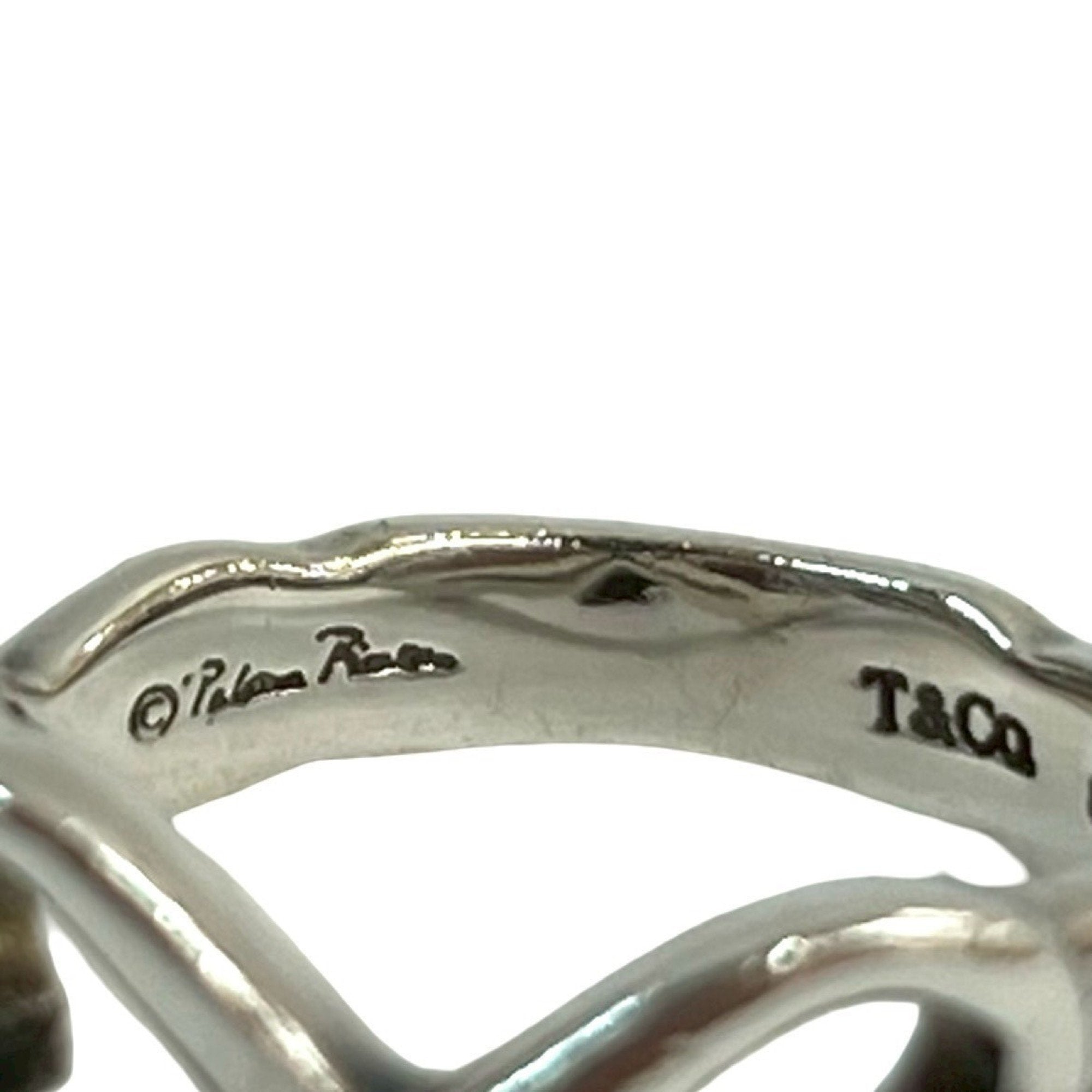 Double Loving Heart Ring Sterling Silver