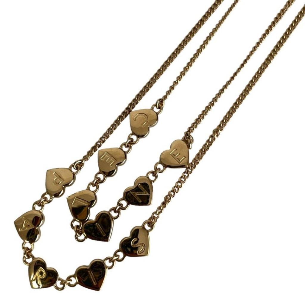 Heart Pendant Necklace Gold