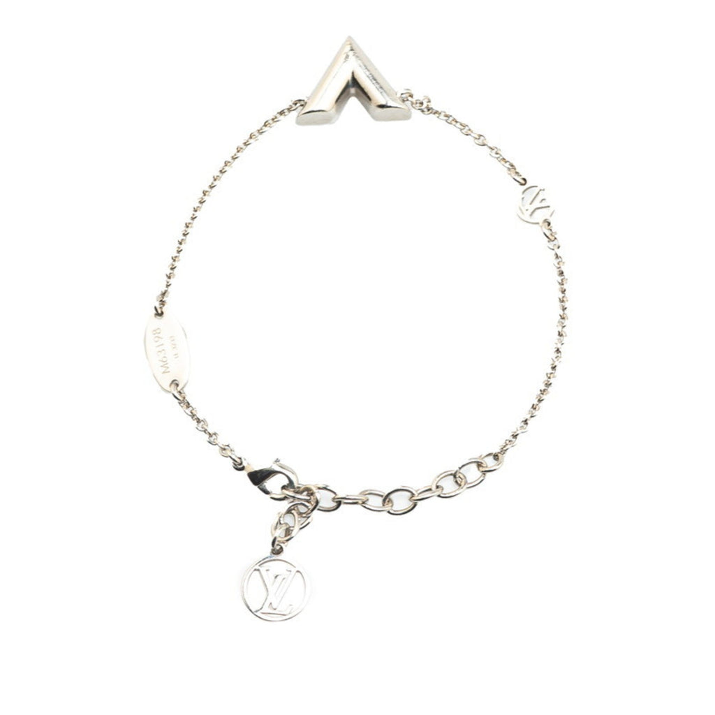 Essential V Bracelet Silver Metal