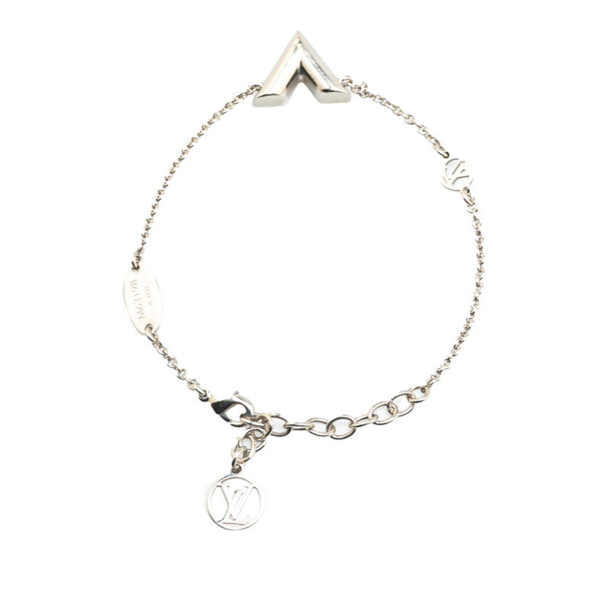 Essential V Bracelet Silver Metal
