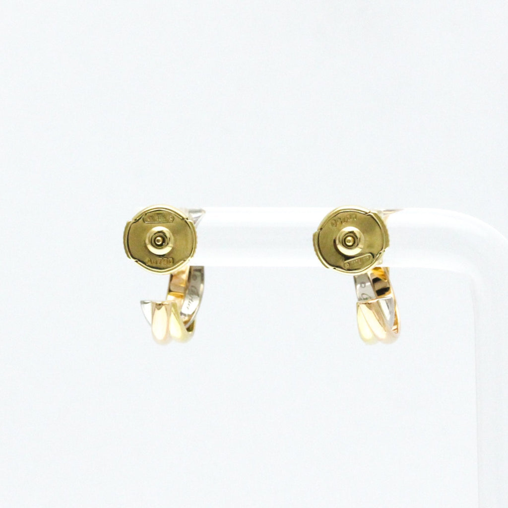 Trinity Earrings 18K Tricolor Gold