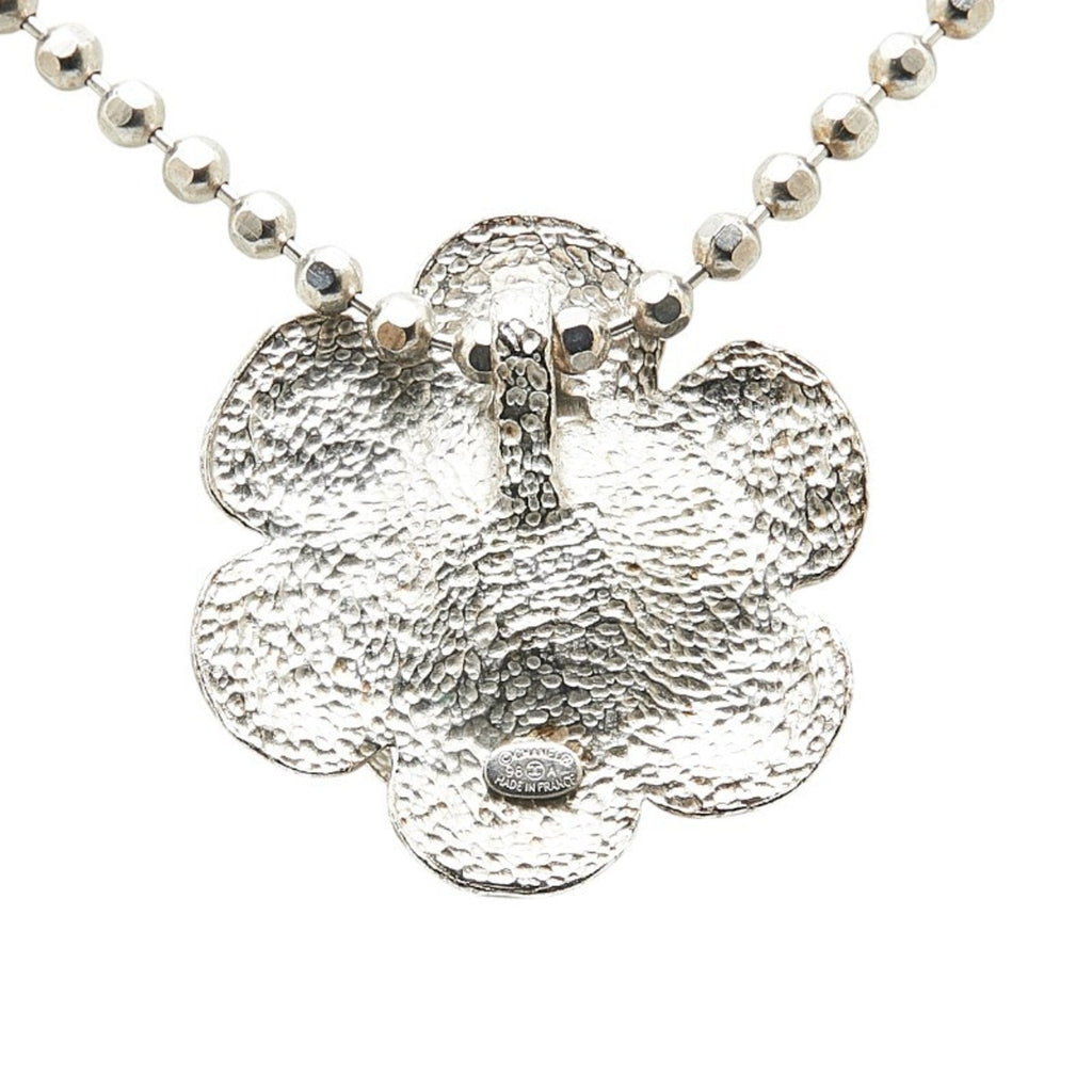 Camellia Pendant Necklace Sterling Silver