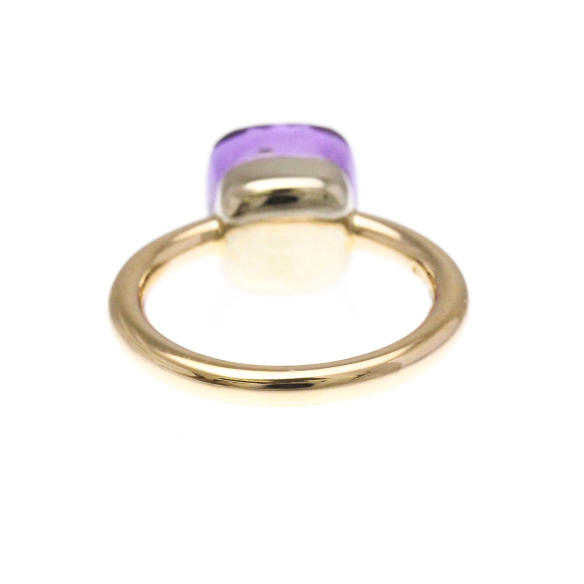 Band Ring 18K Rose Gold with Amethyst