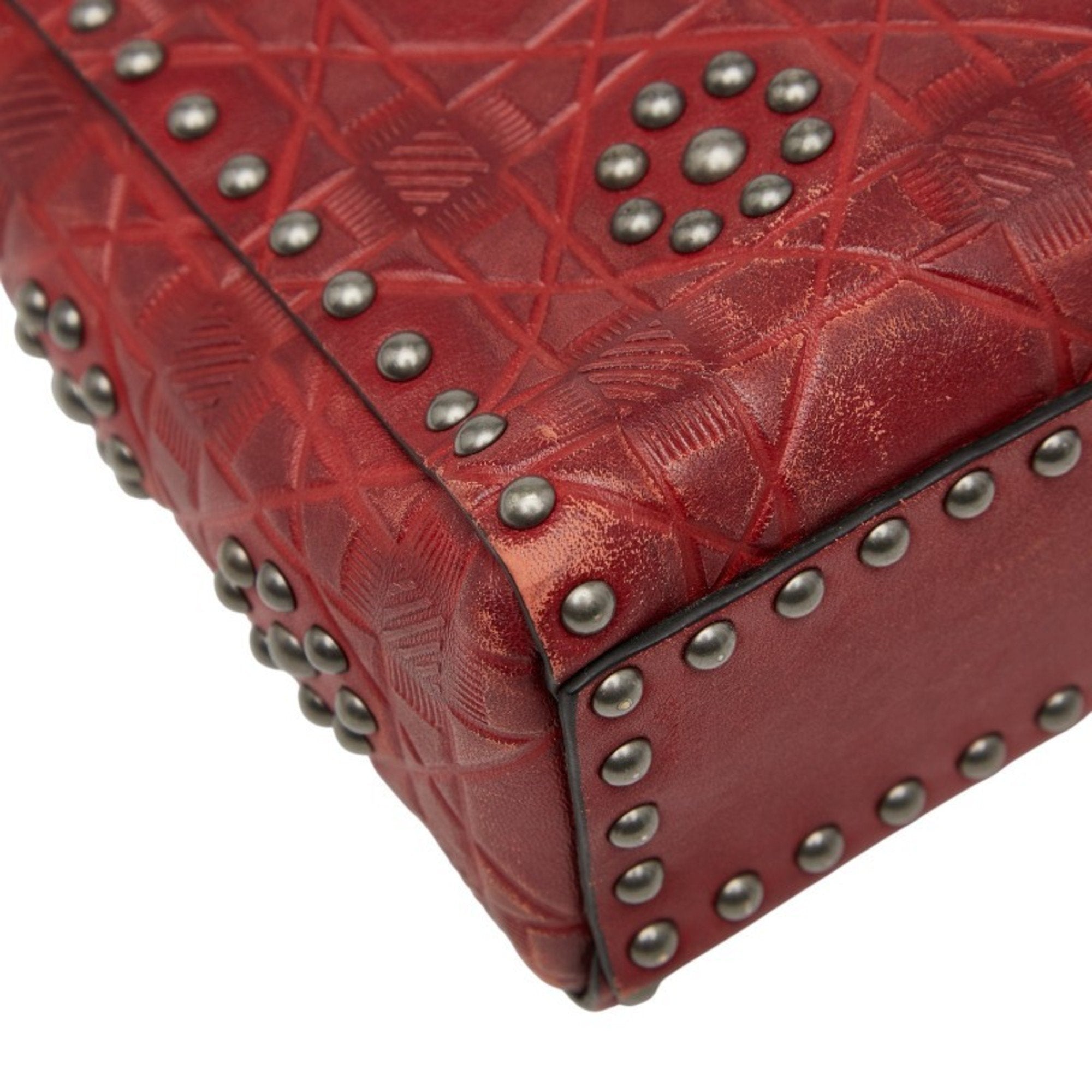 Supple Lady Dior Bag Studded Cannage Embossed Calfskin Medium