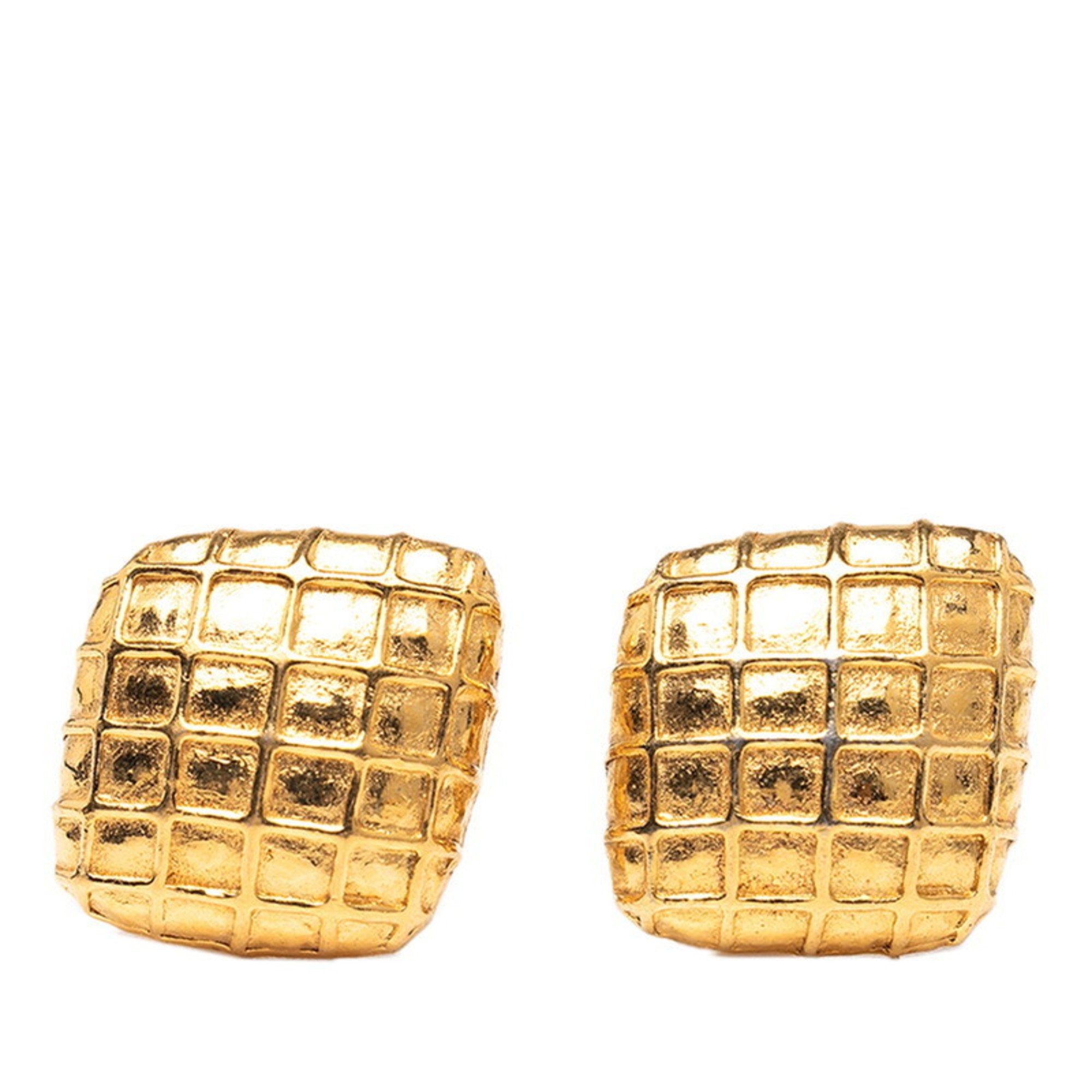 Earrings Gold-Tone Metal