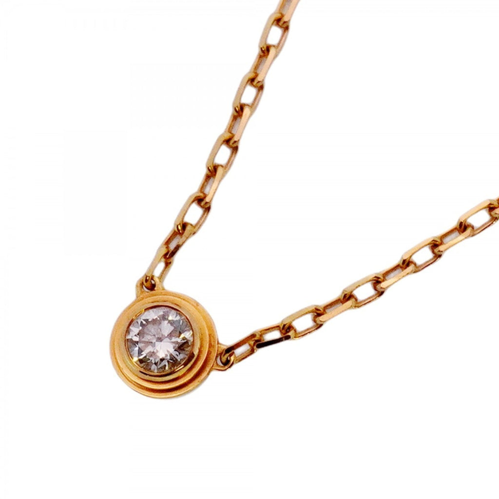 Pendant Necklace 18K Rose Gold Small with Diamond