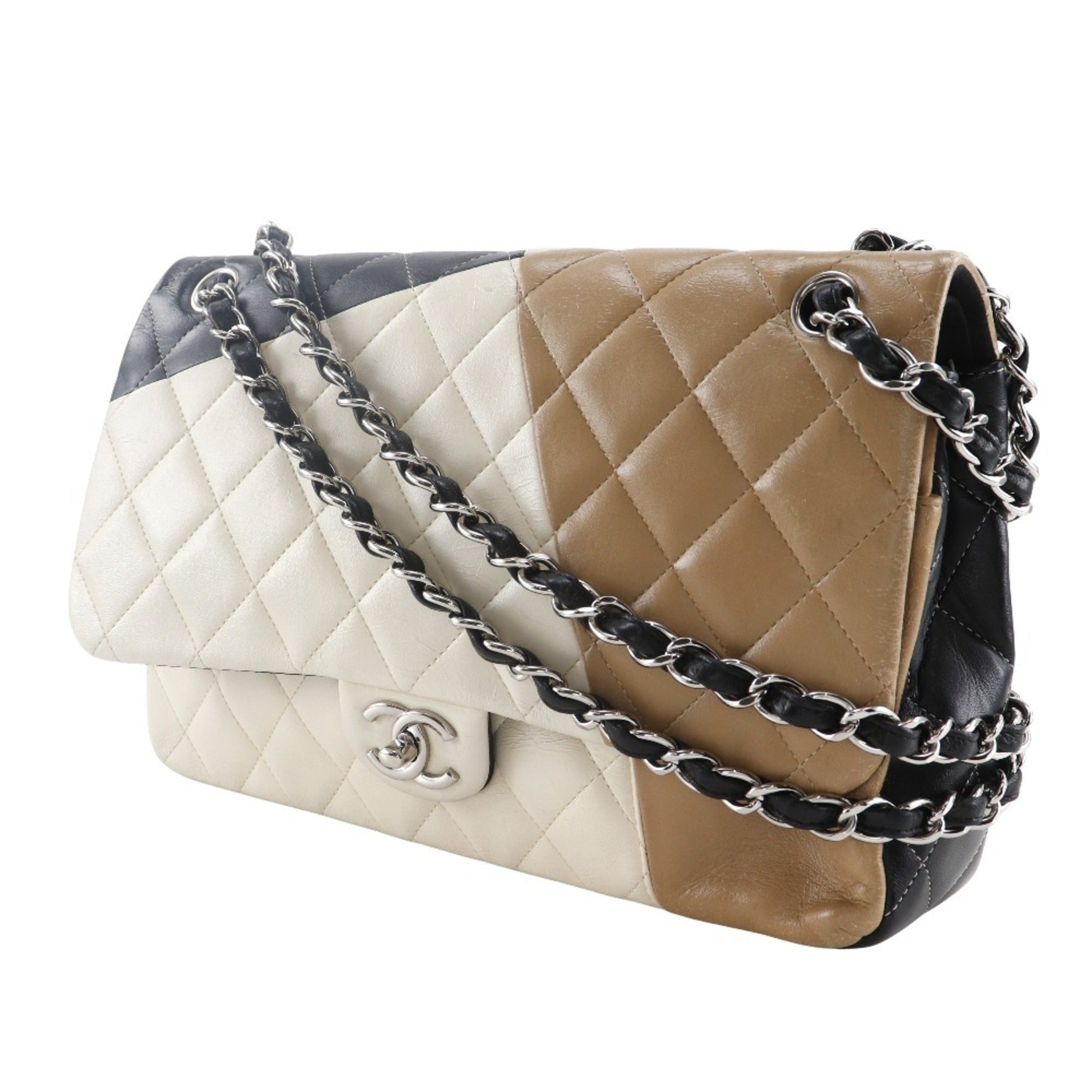 Classic Double Flap Bag Quilted Lambskin Jumbo