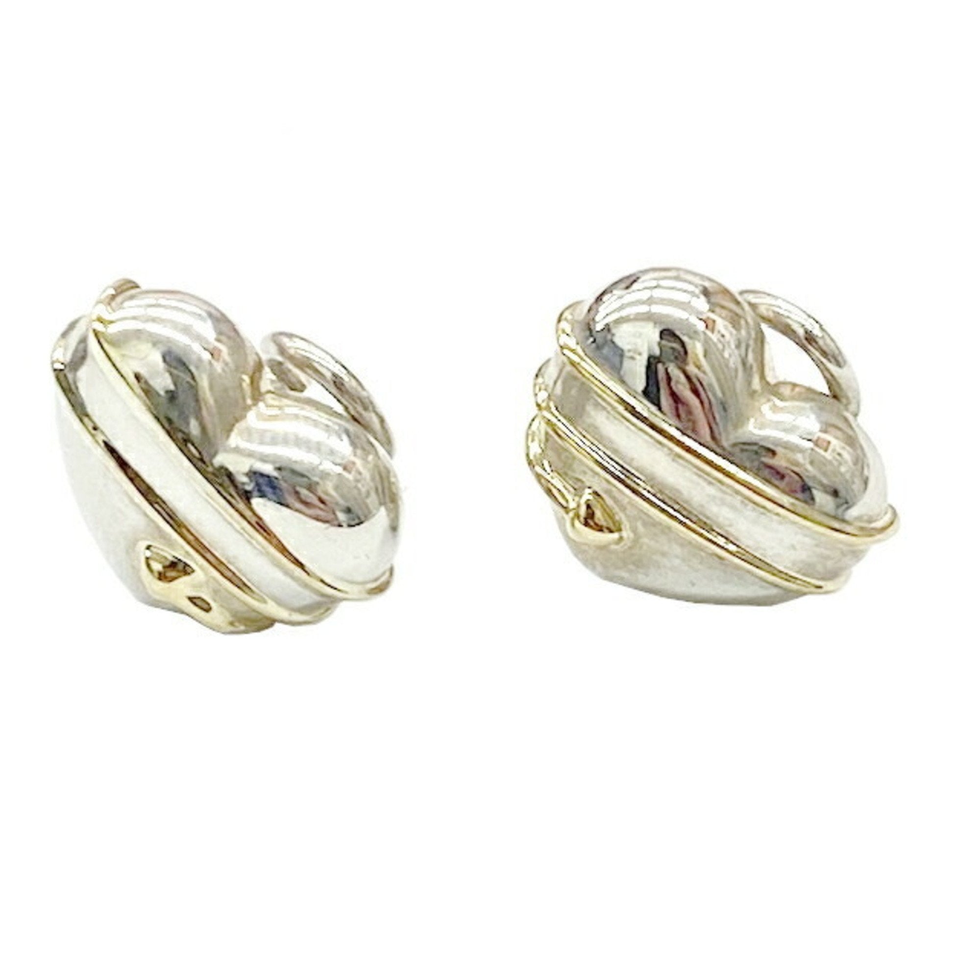 Earrings Sterling Silver and 18K Yellow Gold