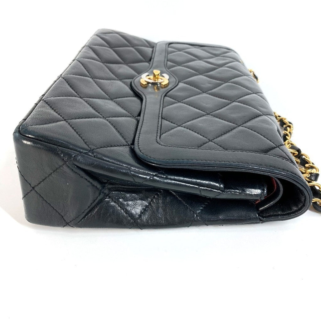Vintage Two Tone CC Flap Bag Quilted Lambskin Medium