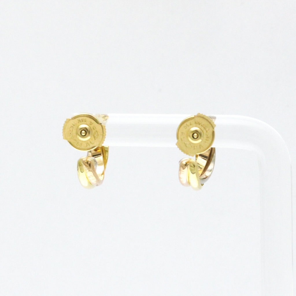 Trinity Earrings 18K Tricolor Gold