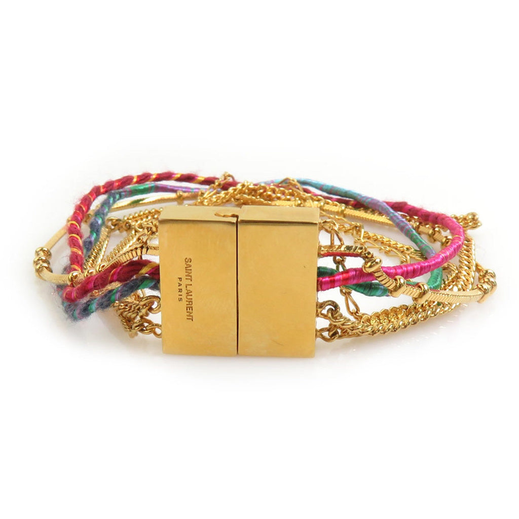Bracelet Cotton and Metal
