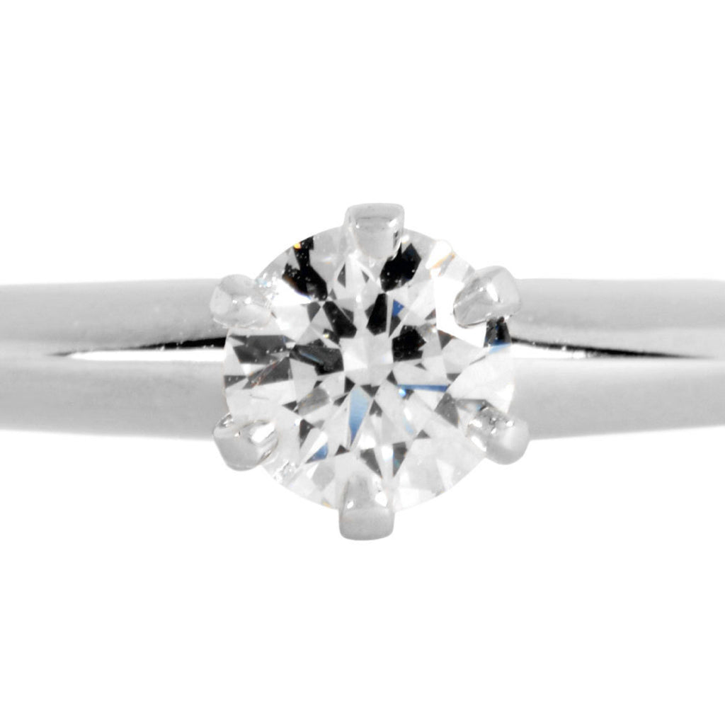 Solitaire Ring Platinum with Diamond