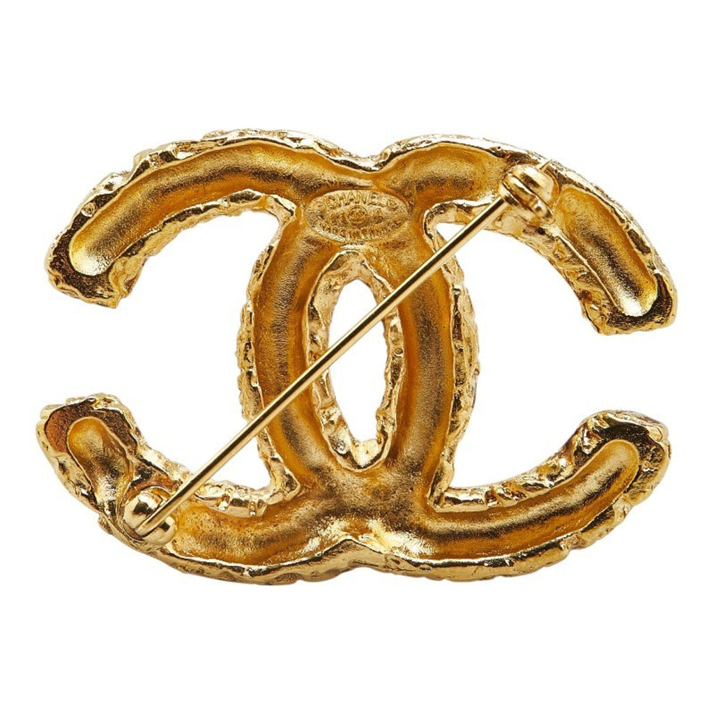 CC Logo Brooch Metal