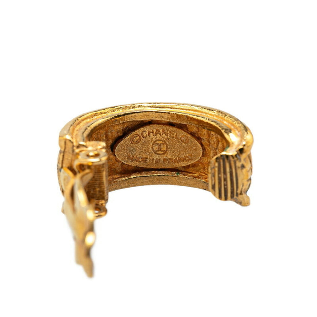 Clip-On Earrings Clip-On Gold-Tone Metal