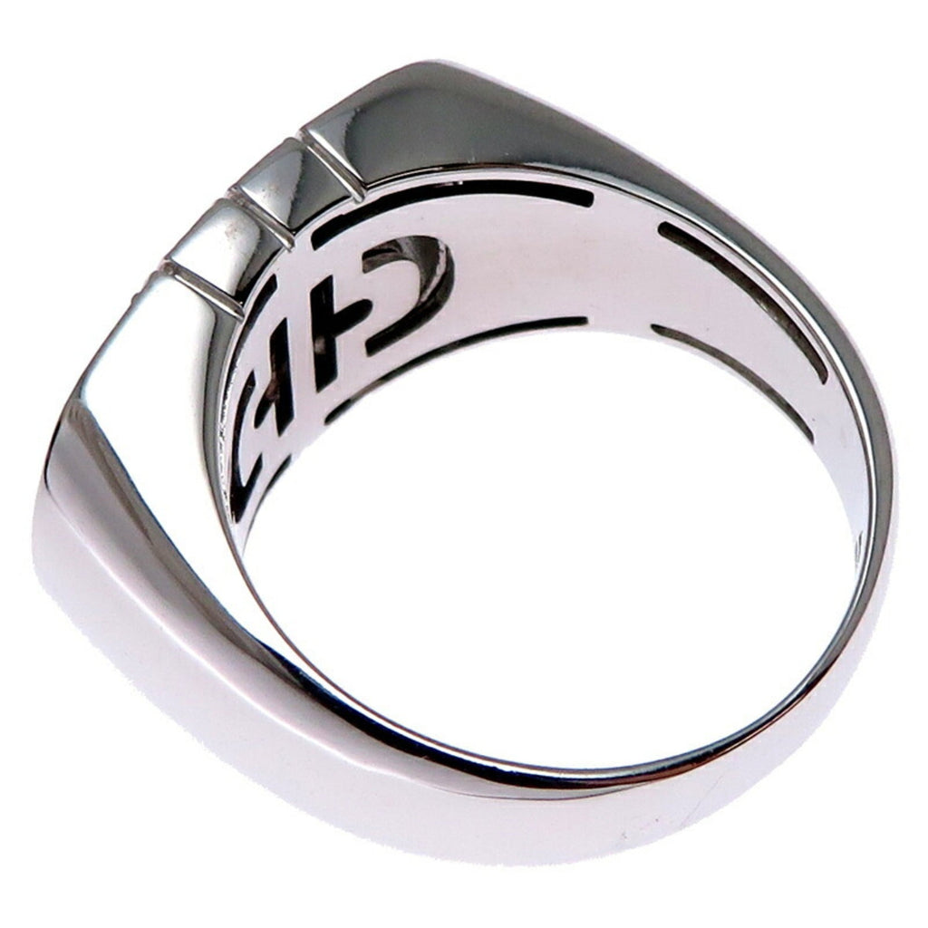 Parentesi Ring 18K White Gold with Diamond