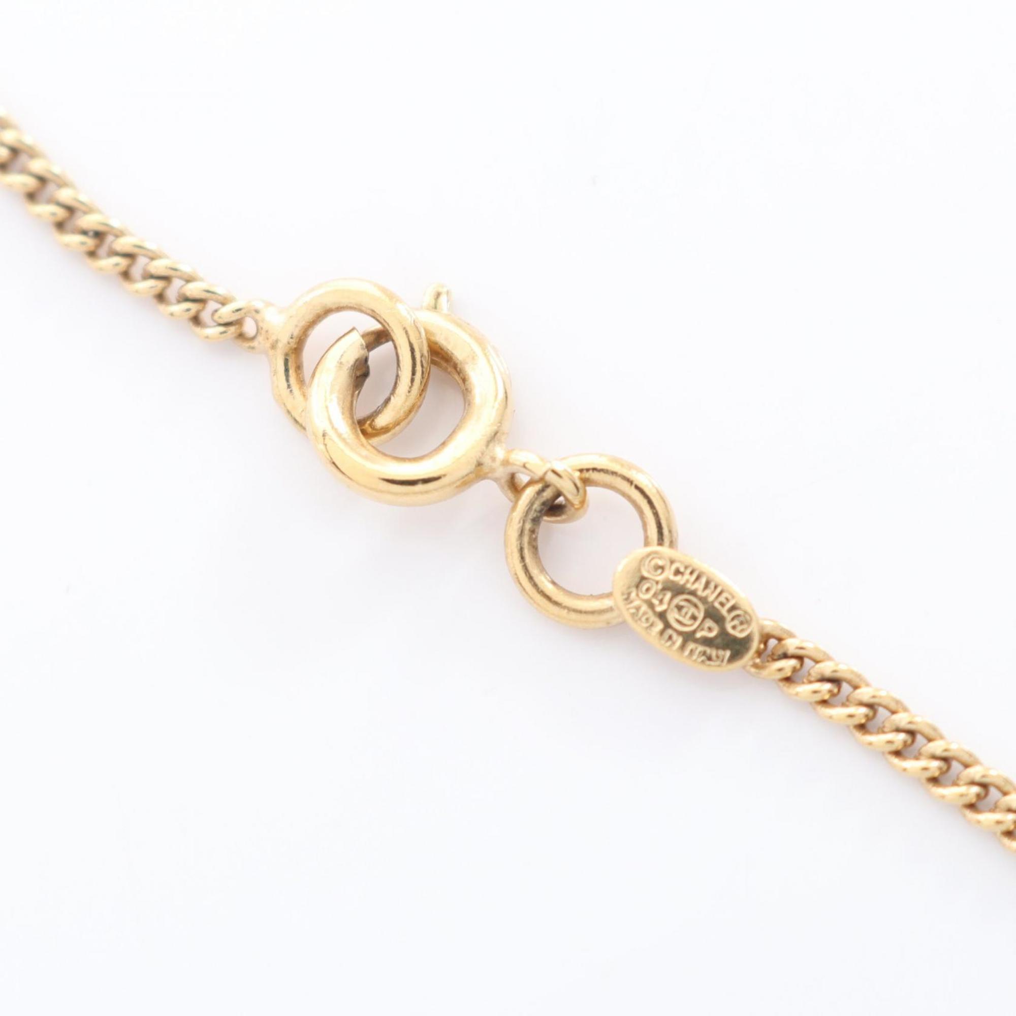 CC Logo Pendant Necklace Metal