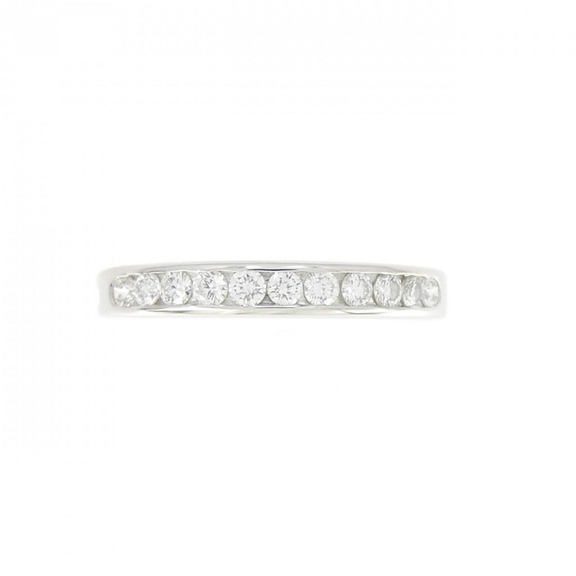 Band Ring Platinum with Diamond