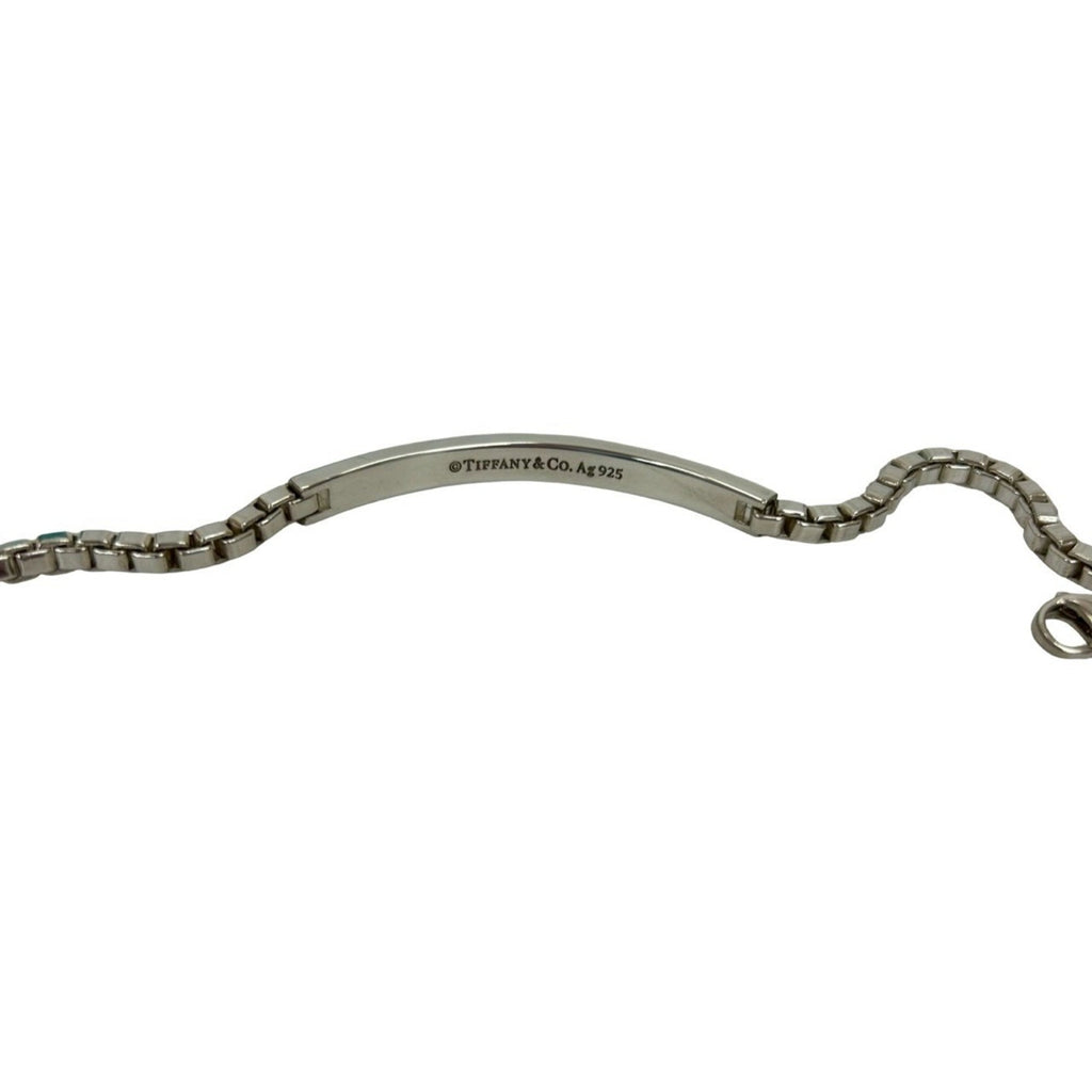 Venetian Link Long ID Bracelet Sterling Silver