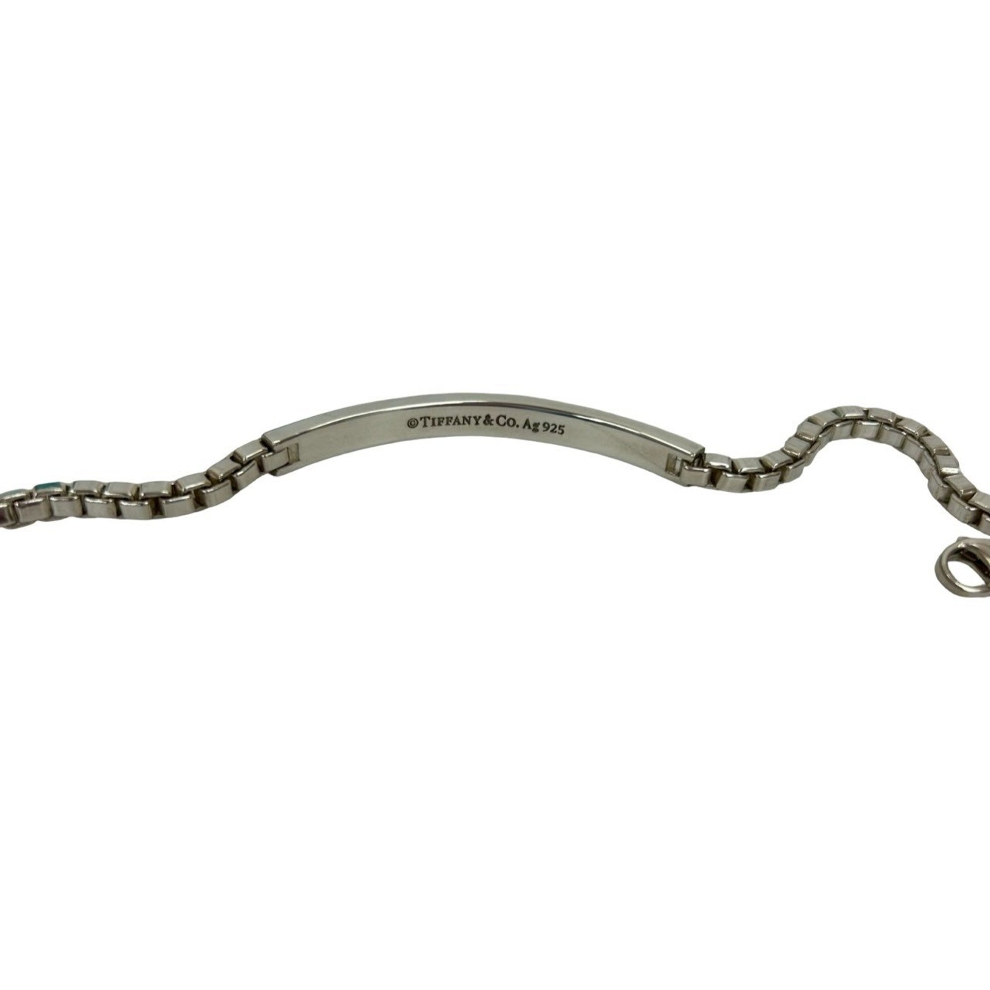 Venetian Link Long ID Bracelet Sterling Silver